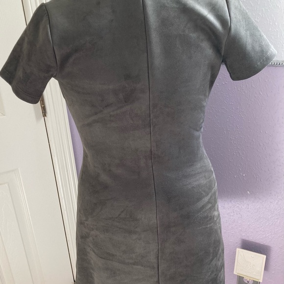 Lulu’s Lace Up Olive Green Dress - Picture 12 of 14